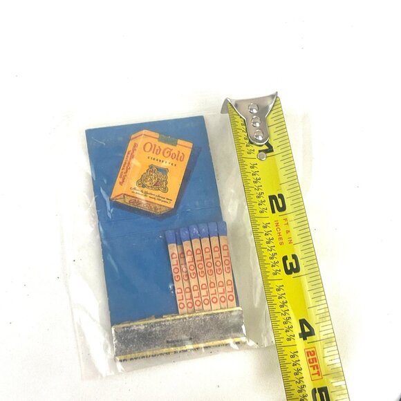 Vintage Old Gold Cigarette Matchbook with Matches and Striker Sealed Packaging - Picture 5 of 8